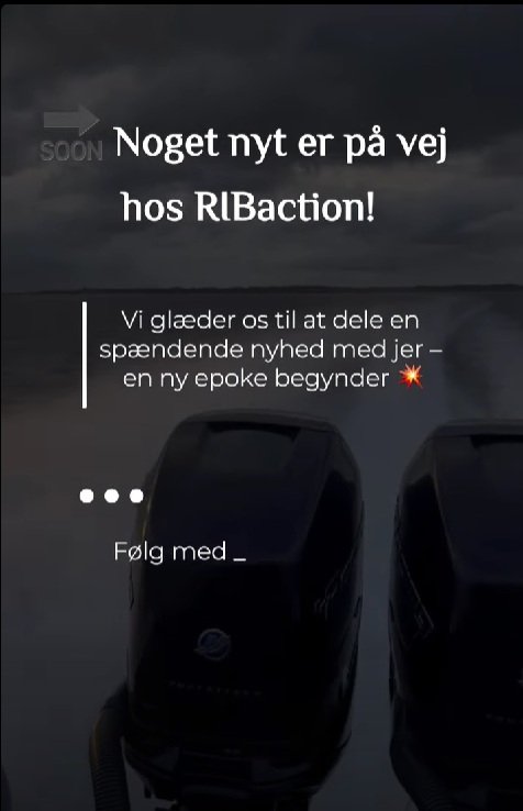 Noget nyt er p&aring; vej hos RIBaction